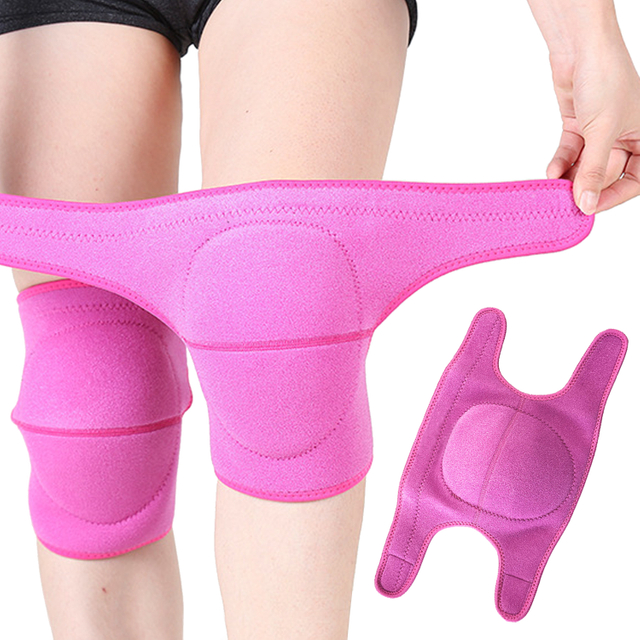 Silicone Anti Slip Adjustable Sports Neoprene Knee Support Brace with Breathable Sponge