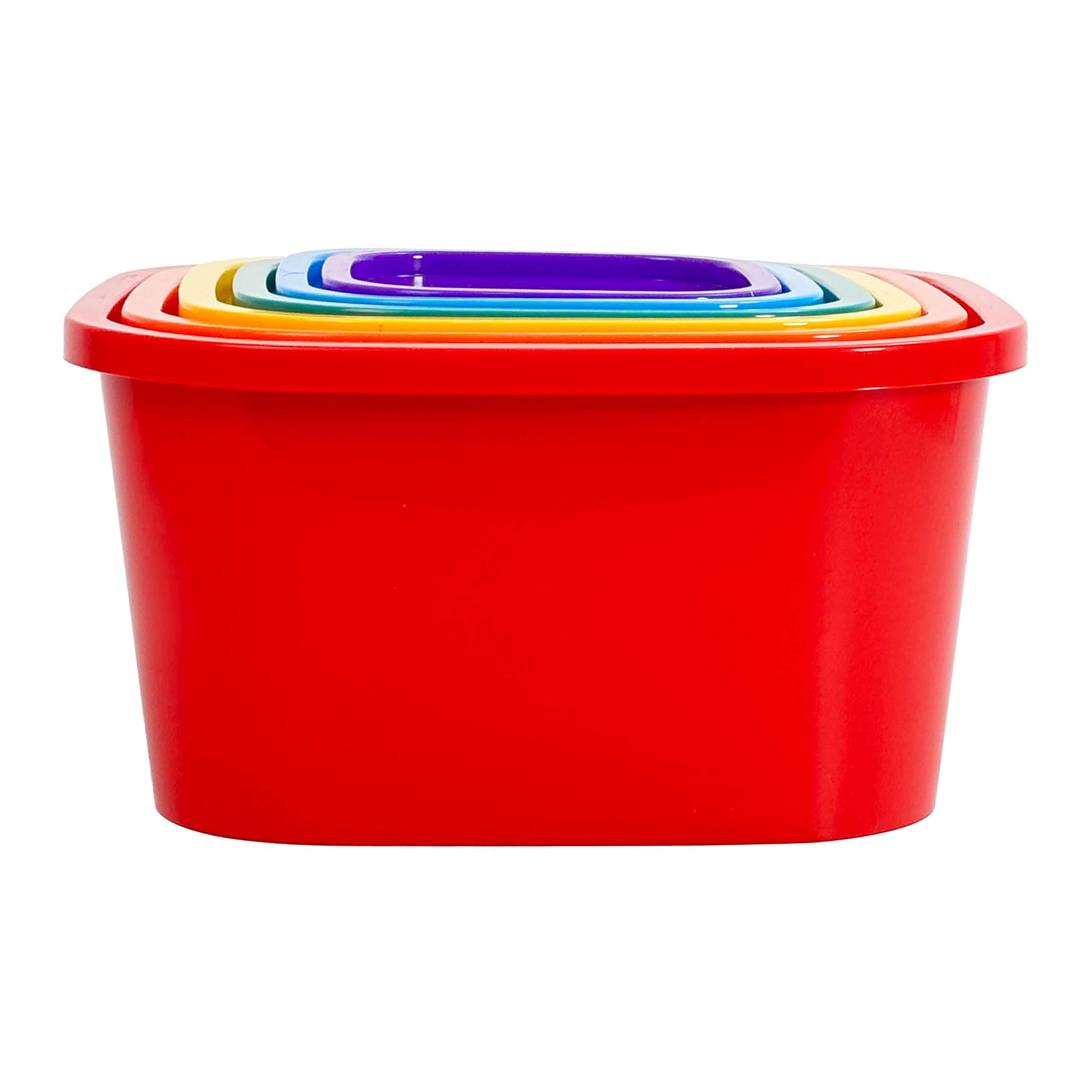 6-pcs Multi-color Mixing Salad Bowl Set