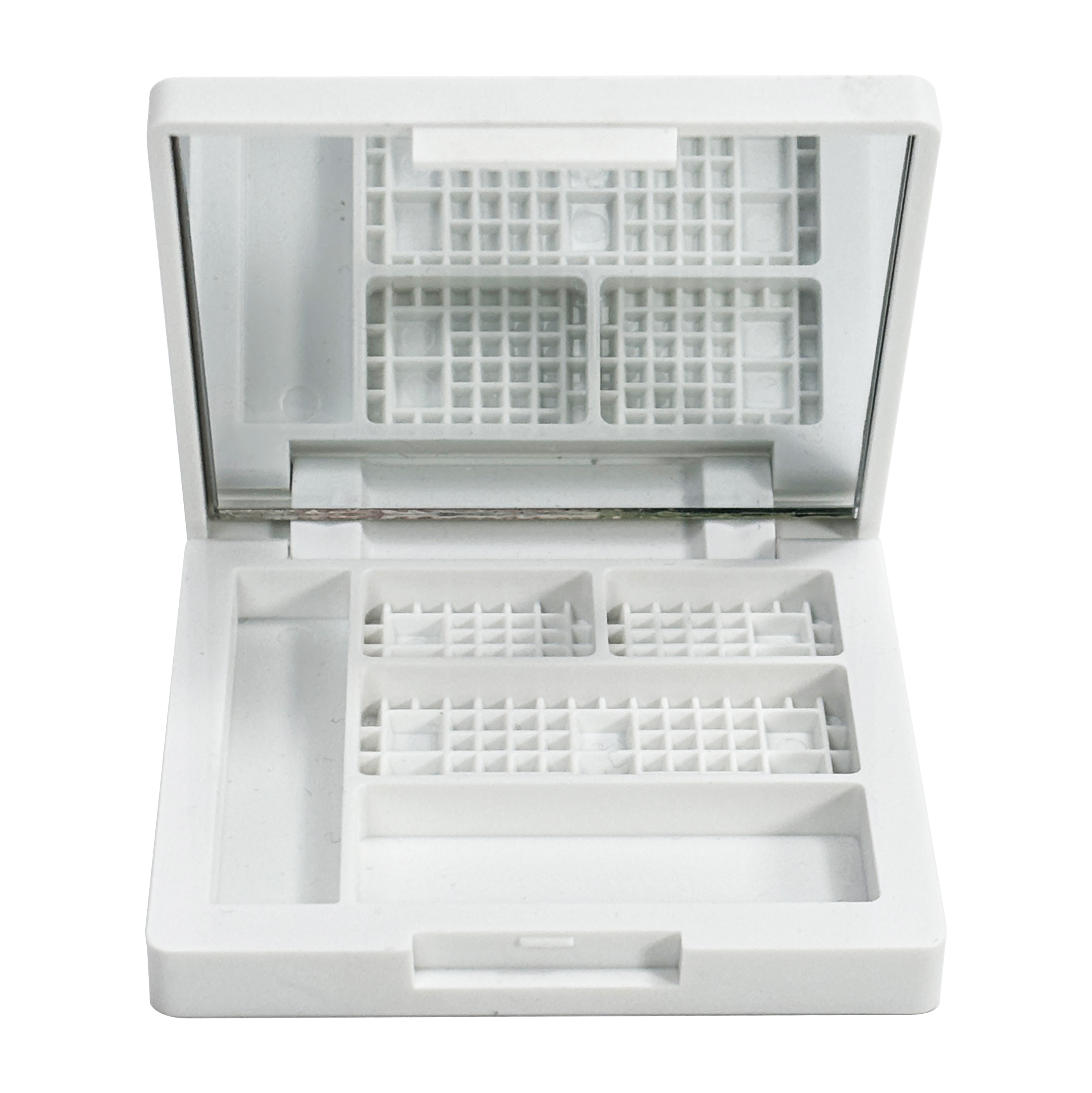 White Eyeshadow Palette with Mirror