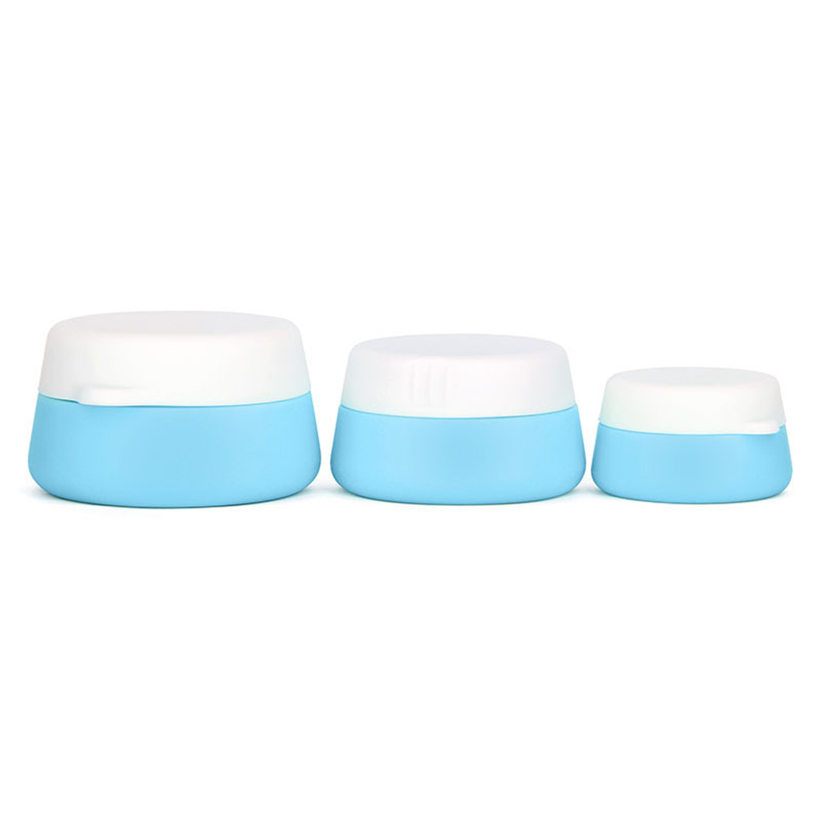 Round Silicone Travel Cream Jar