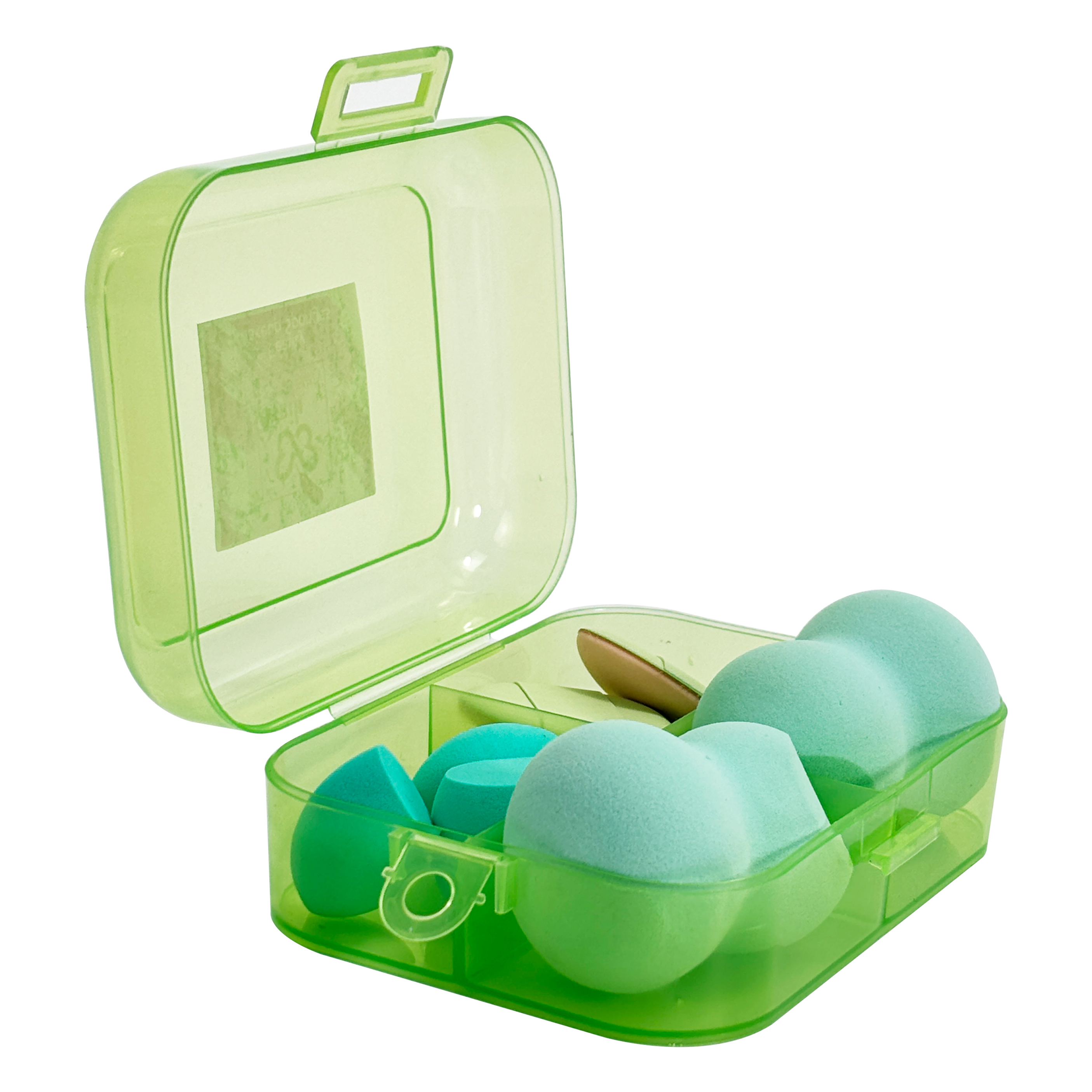 8 Makeup Sponges with 1 Storage Box