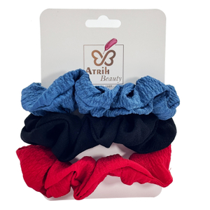 3-Piece Vibrant Hairbands Set with Card Display