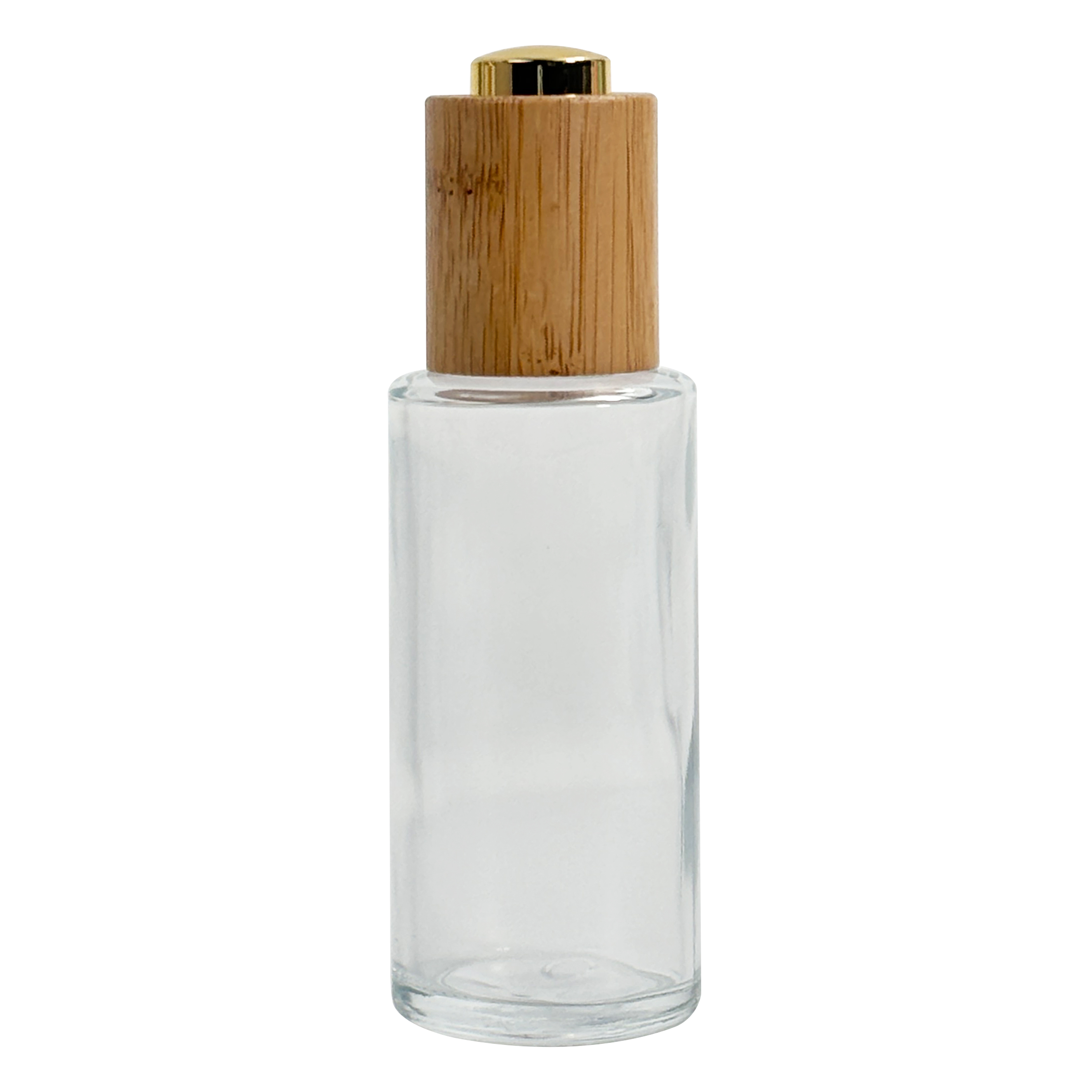 Glass Press Pump Serum Bottle