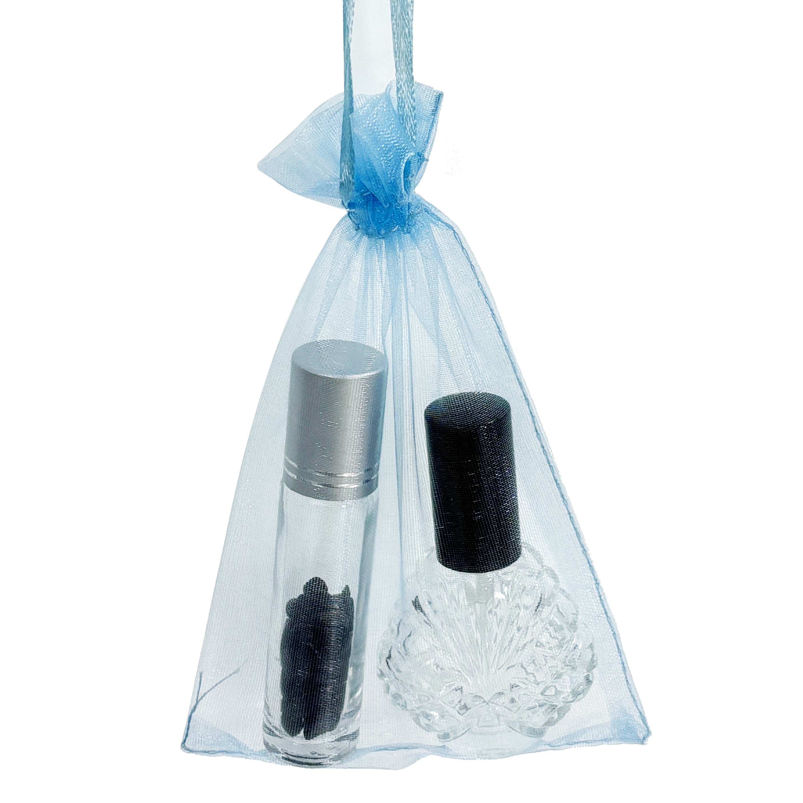 Glass Perfume Bottle and Roll-On Bottle Set with Filling Tools