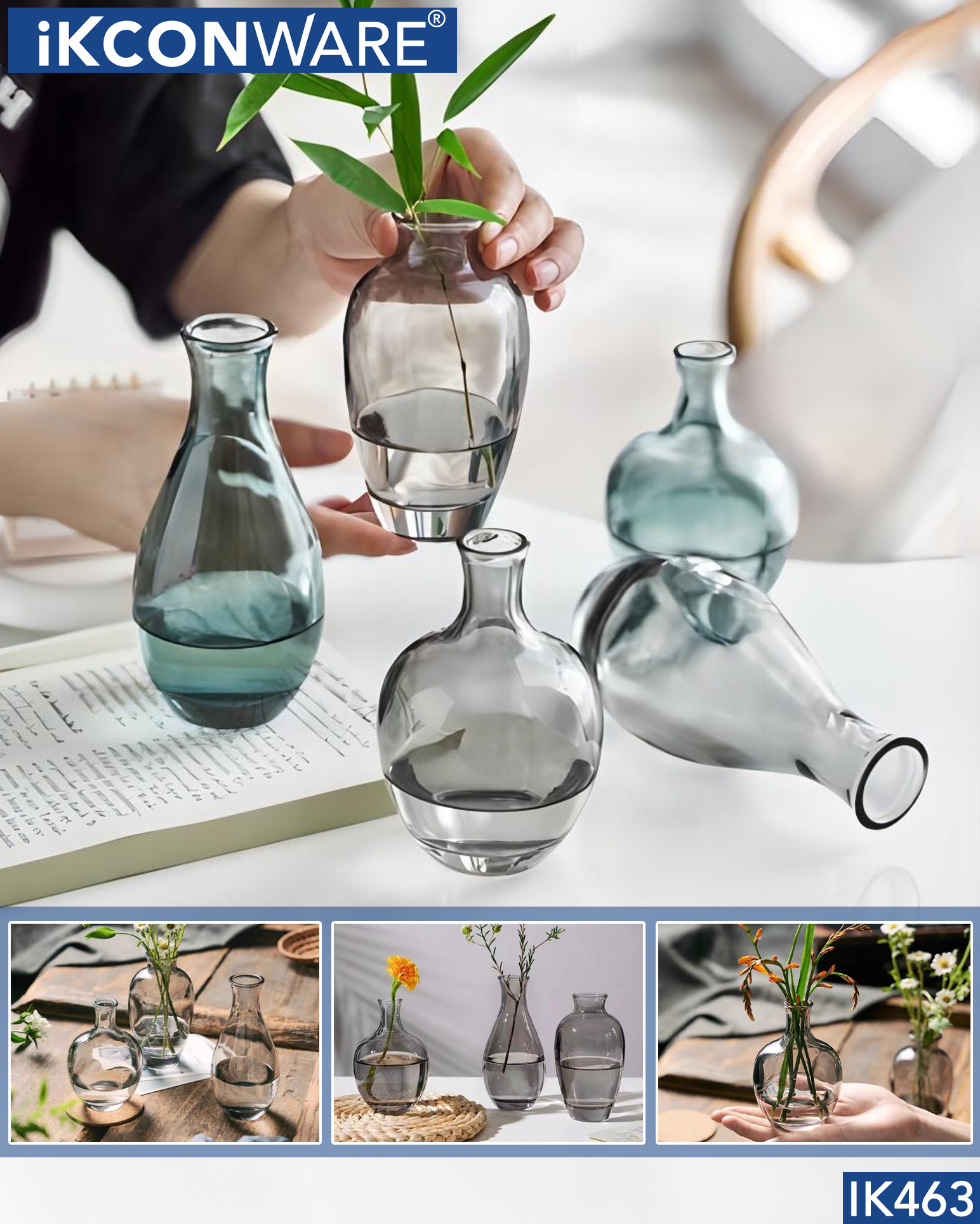Glass Flower Vase