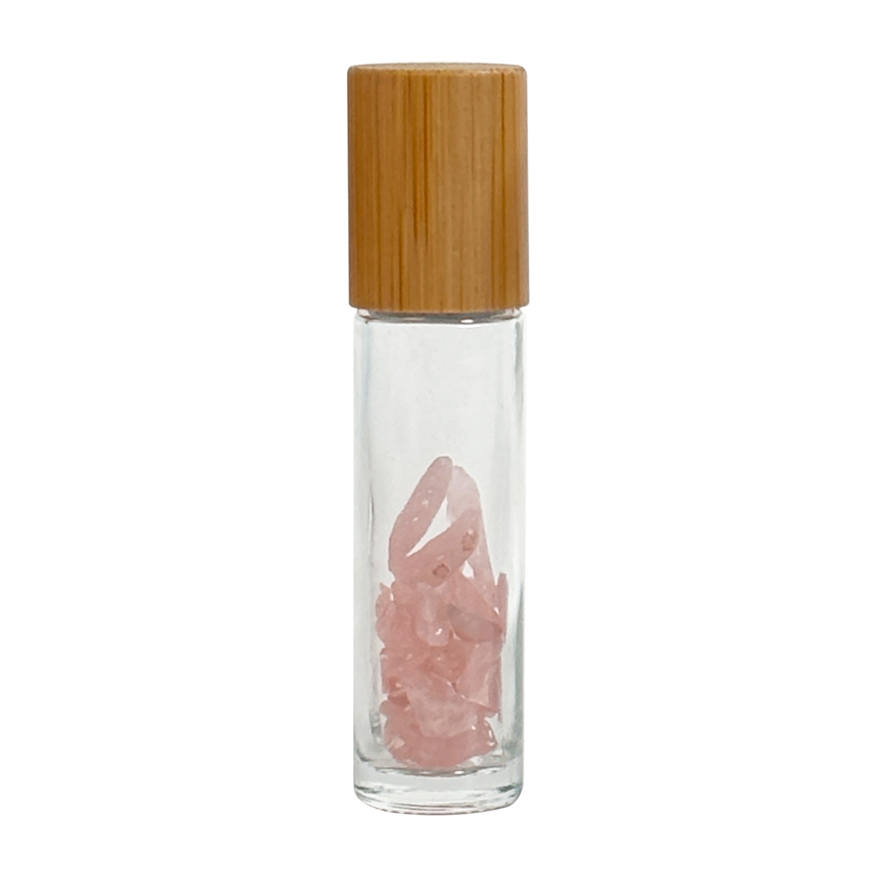 5ml Glass Roll-On Bottle with Bamboo Cap