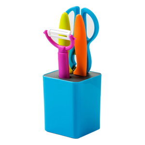 5-Piece Kitchen Tool Set With Storage Base