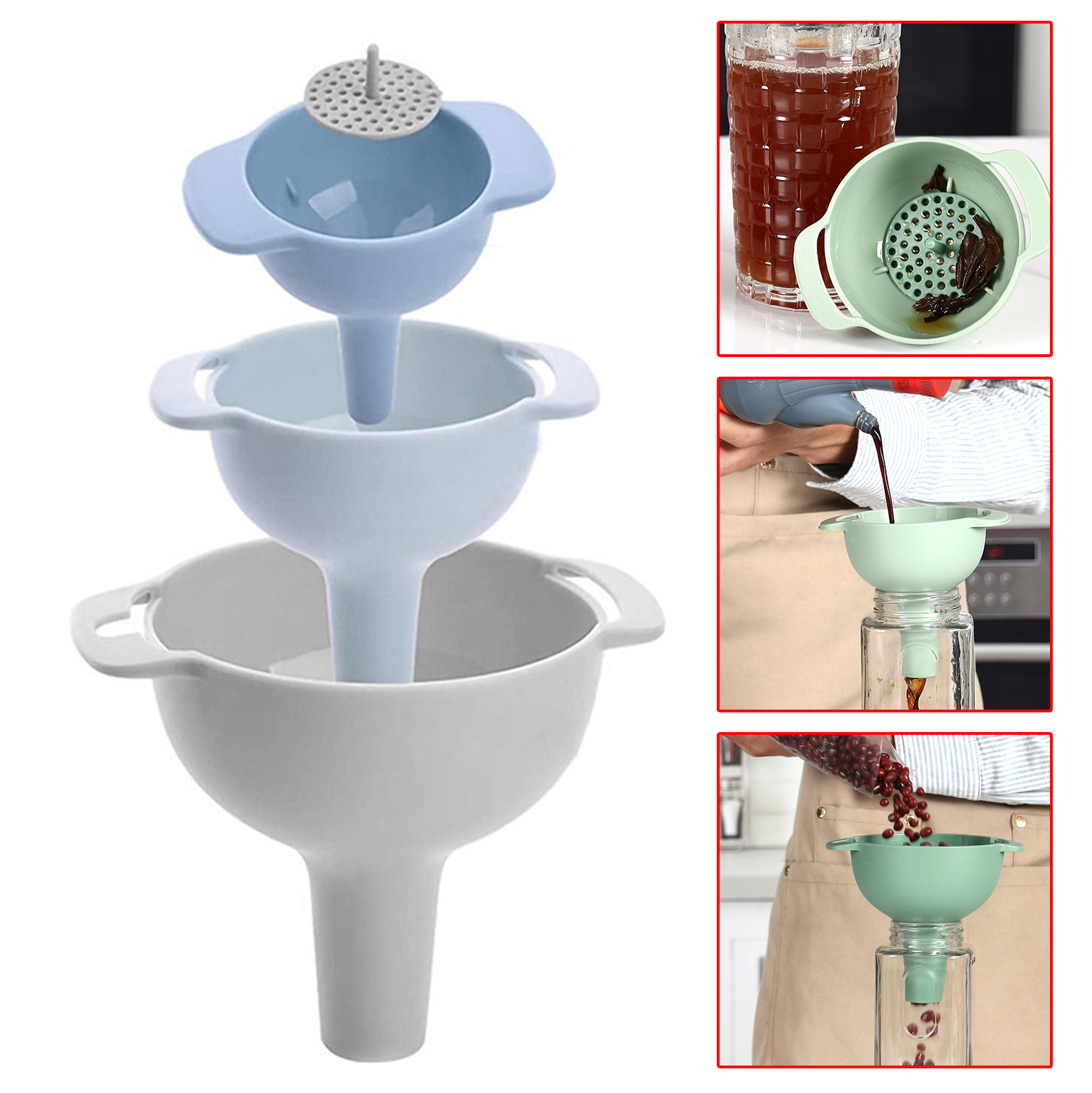 Mother's Day Gifts 4-piece Nested Funnels Set