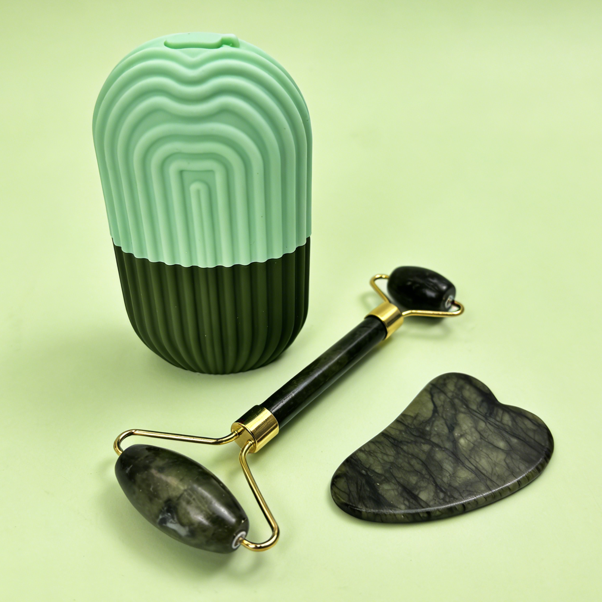 Set of 3 Facial Ice Massage Tools with Guasha