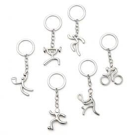 Gym/Outdoor Brand Keychain Sports-themed Key Charm