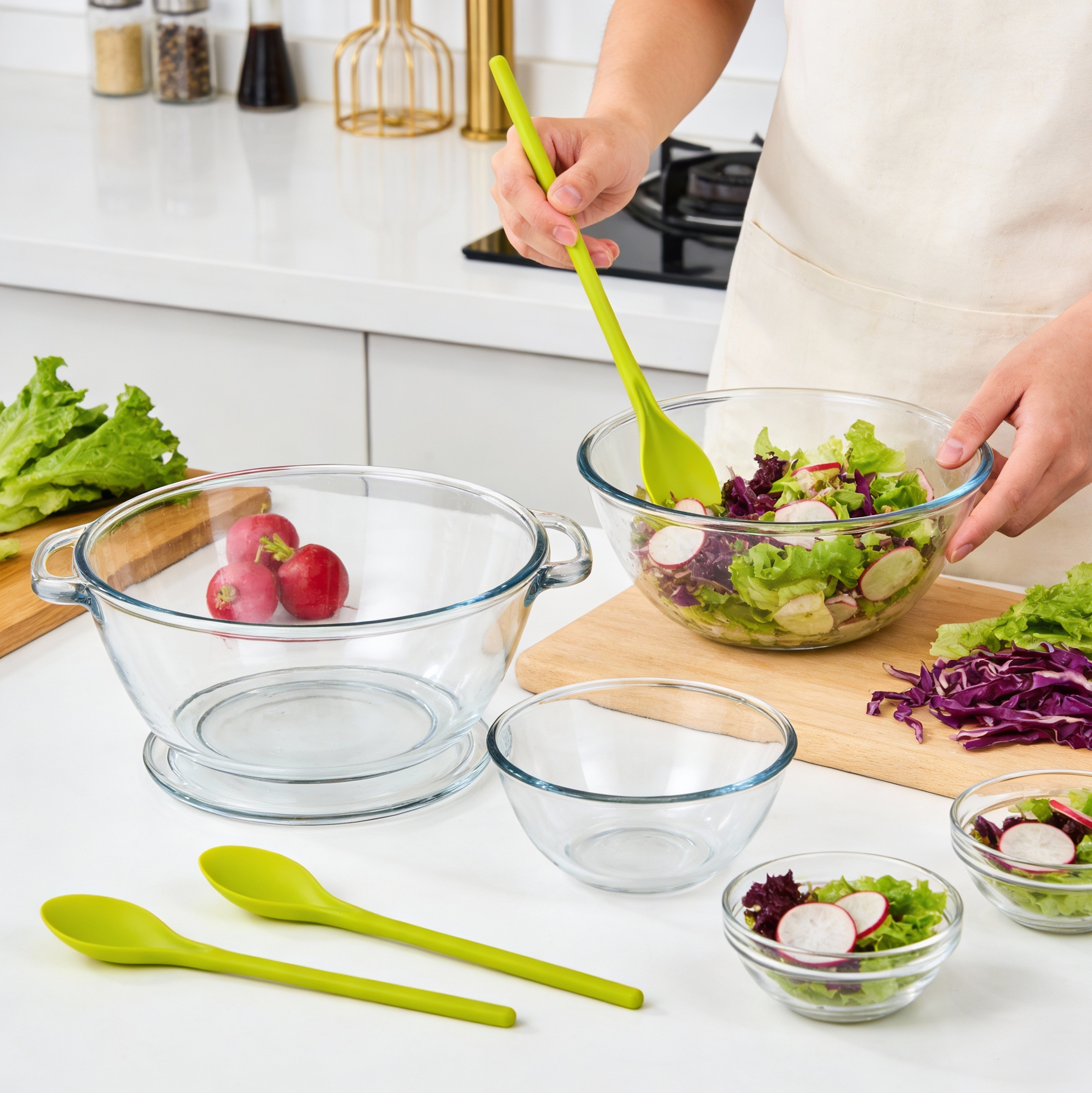 Mother's Day 3-pcs Kitchen Mixing Spoon Set