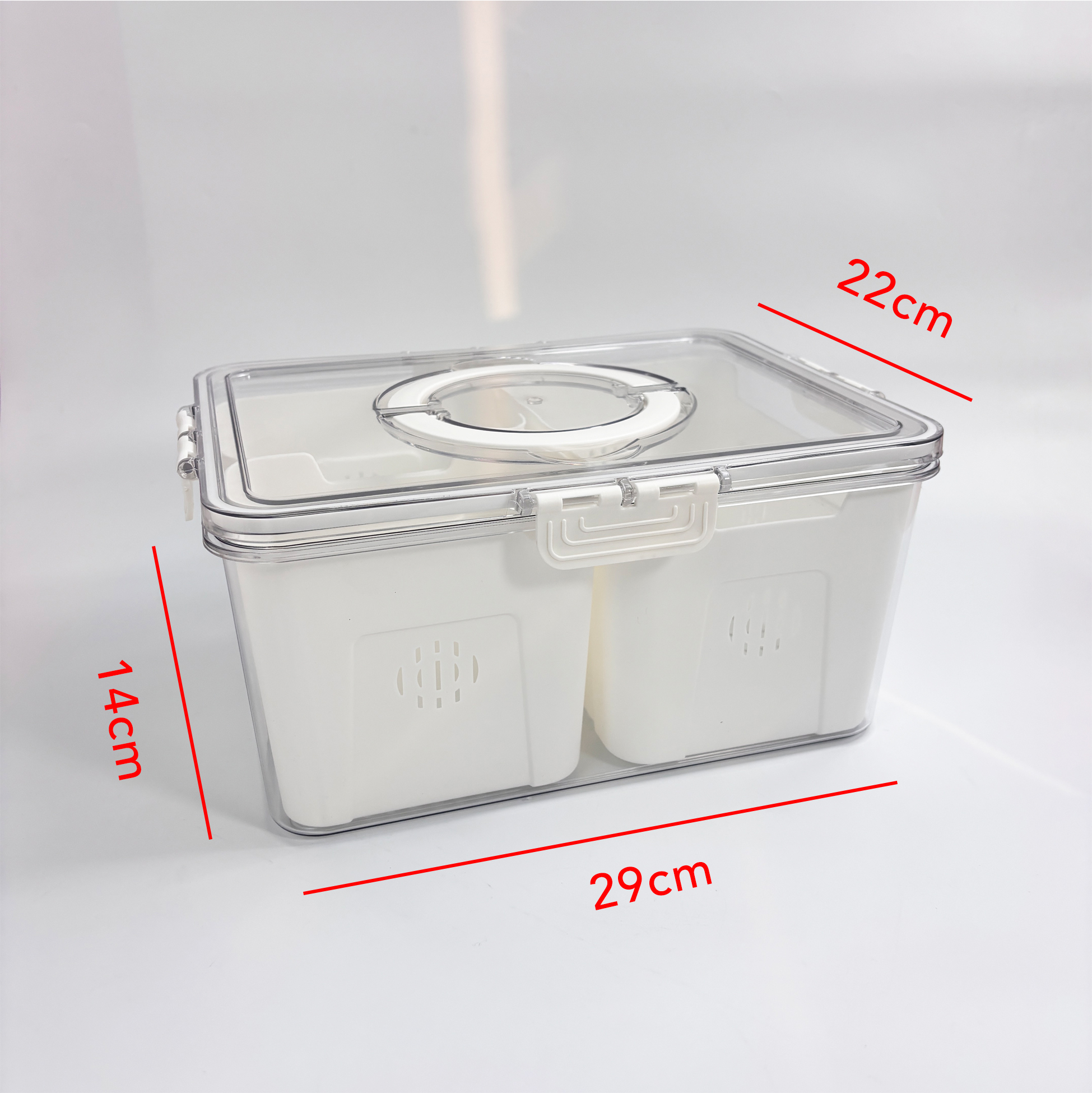 Mother's Day 3-grids Snack Box Container