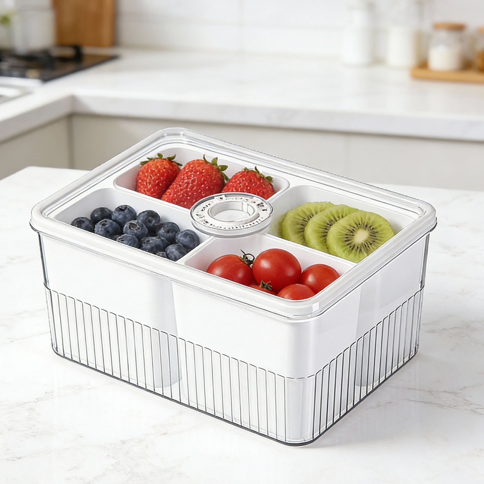 Mother's Day 4-grids Snack Container