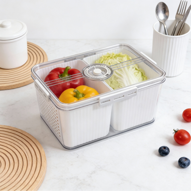 Mother's Day 2-grids Snack Box Container
