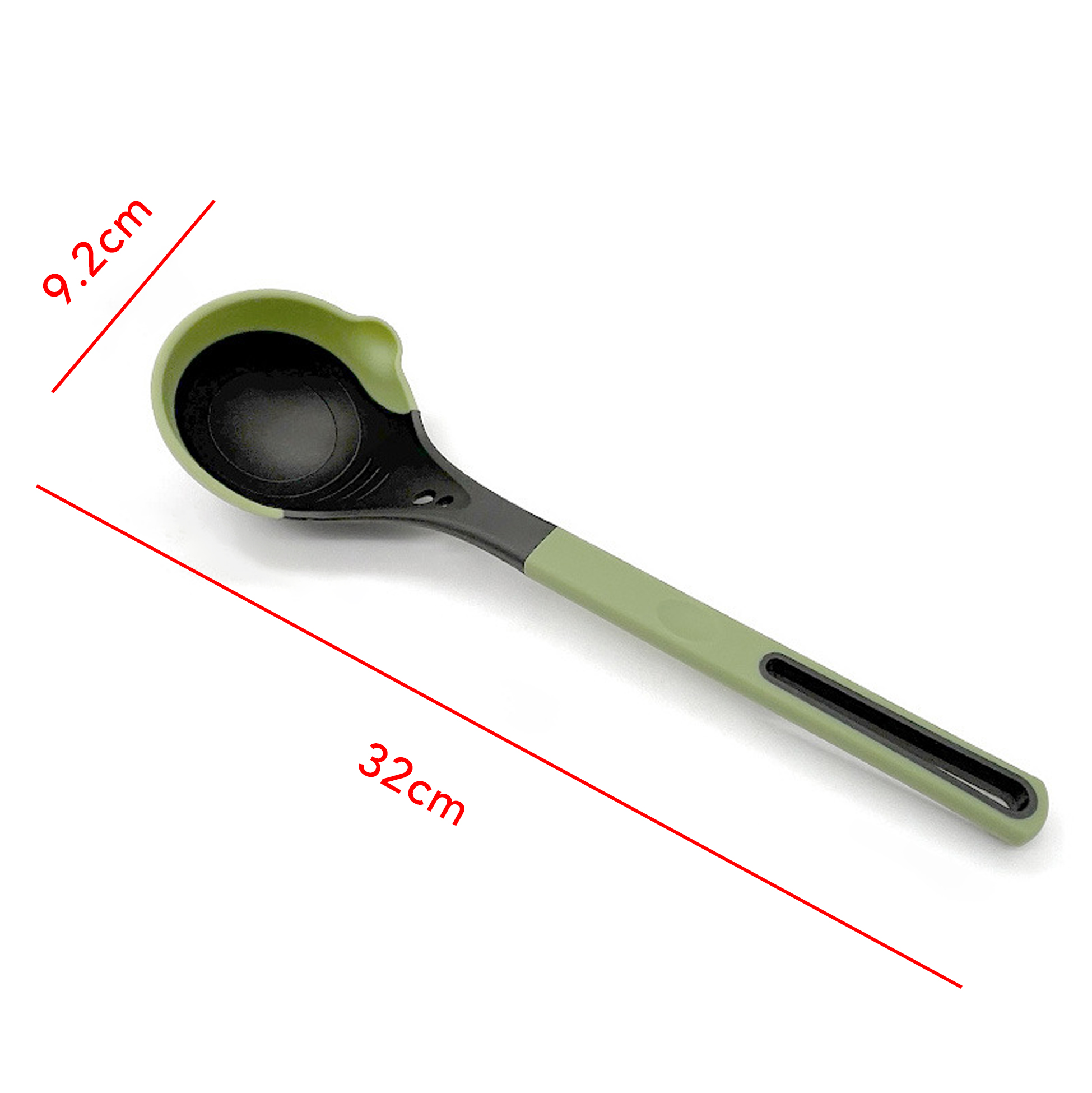 Heat-resistant Kitchen Soup Spoon Non-stick Silicone Soup Spoon