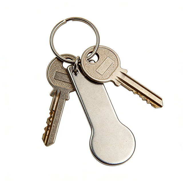 Bone-shaped Bottle Opener Keychain