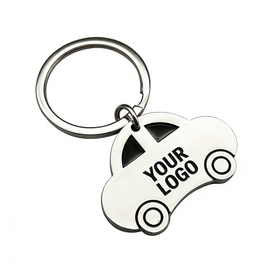 Car-shaped Keychain Auto-themed Key Charm