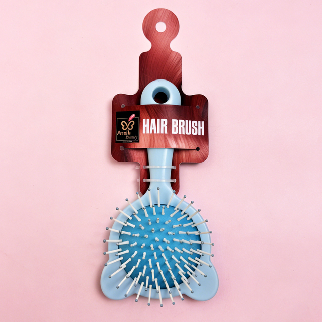 Light Blue Cat Ear Cushion Hair Brush