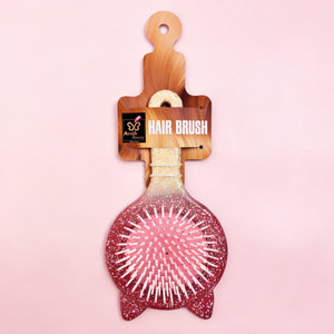 Glitter Gradient Cat Ear Hair Brush