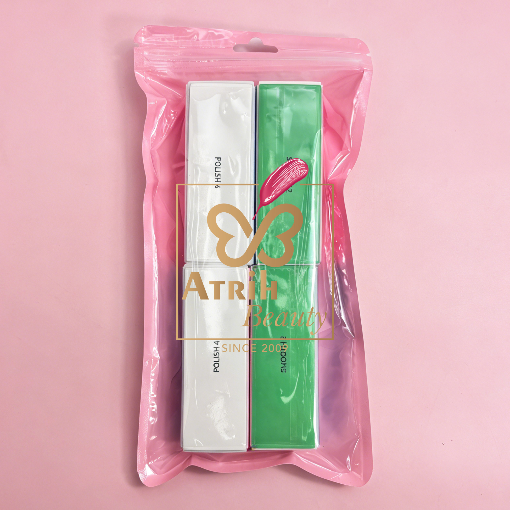 Set of 4 Nail Buffer Block Travel Manicure Buffer