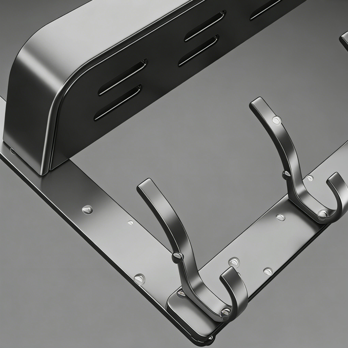 Over The Door Hooks with Storage Shelf