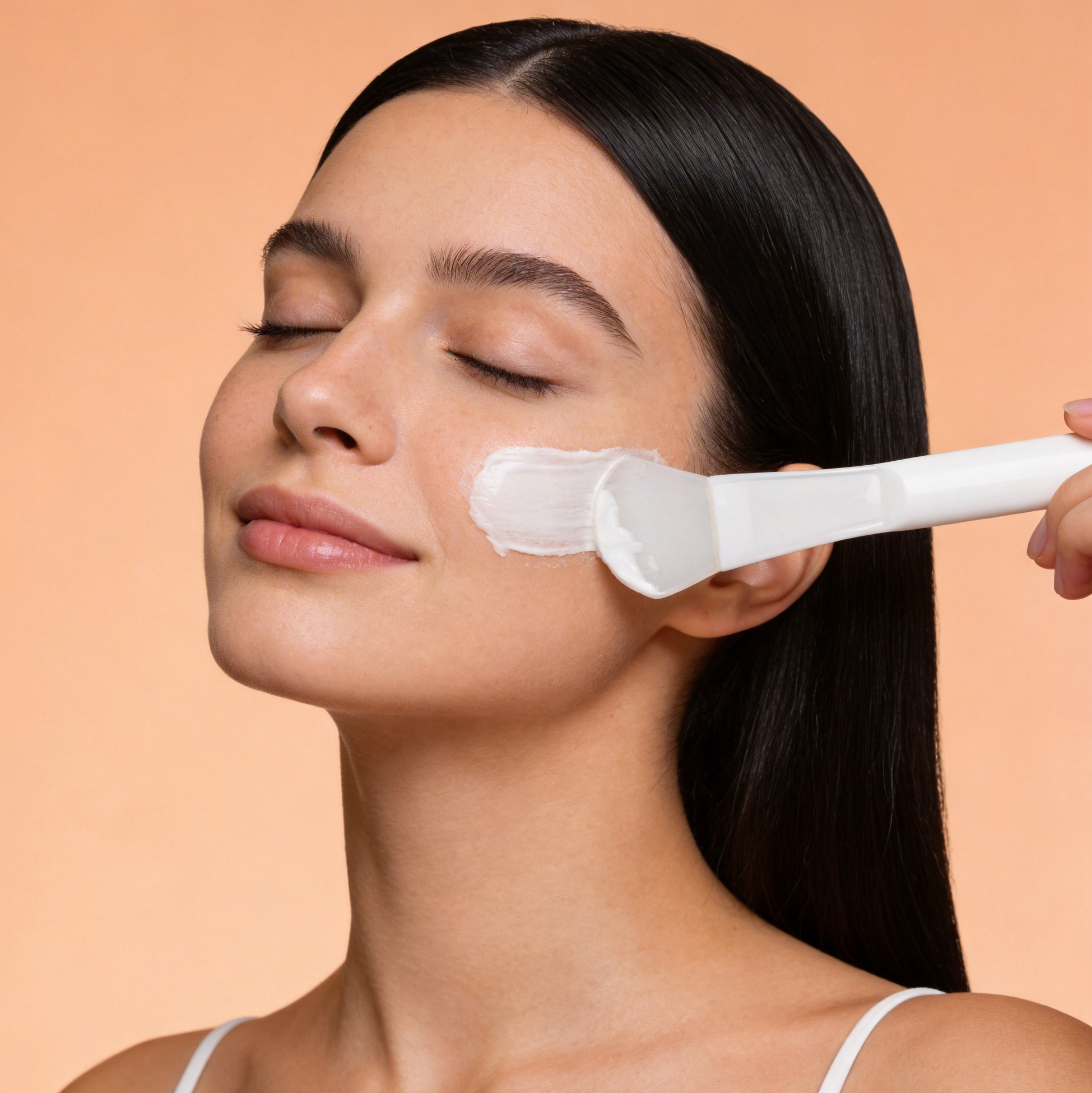 Dual-Ended Silicone Face Mask Spatula