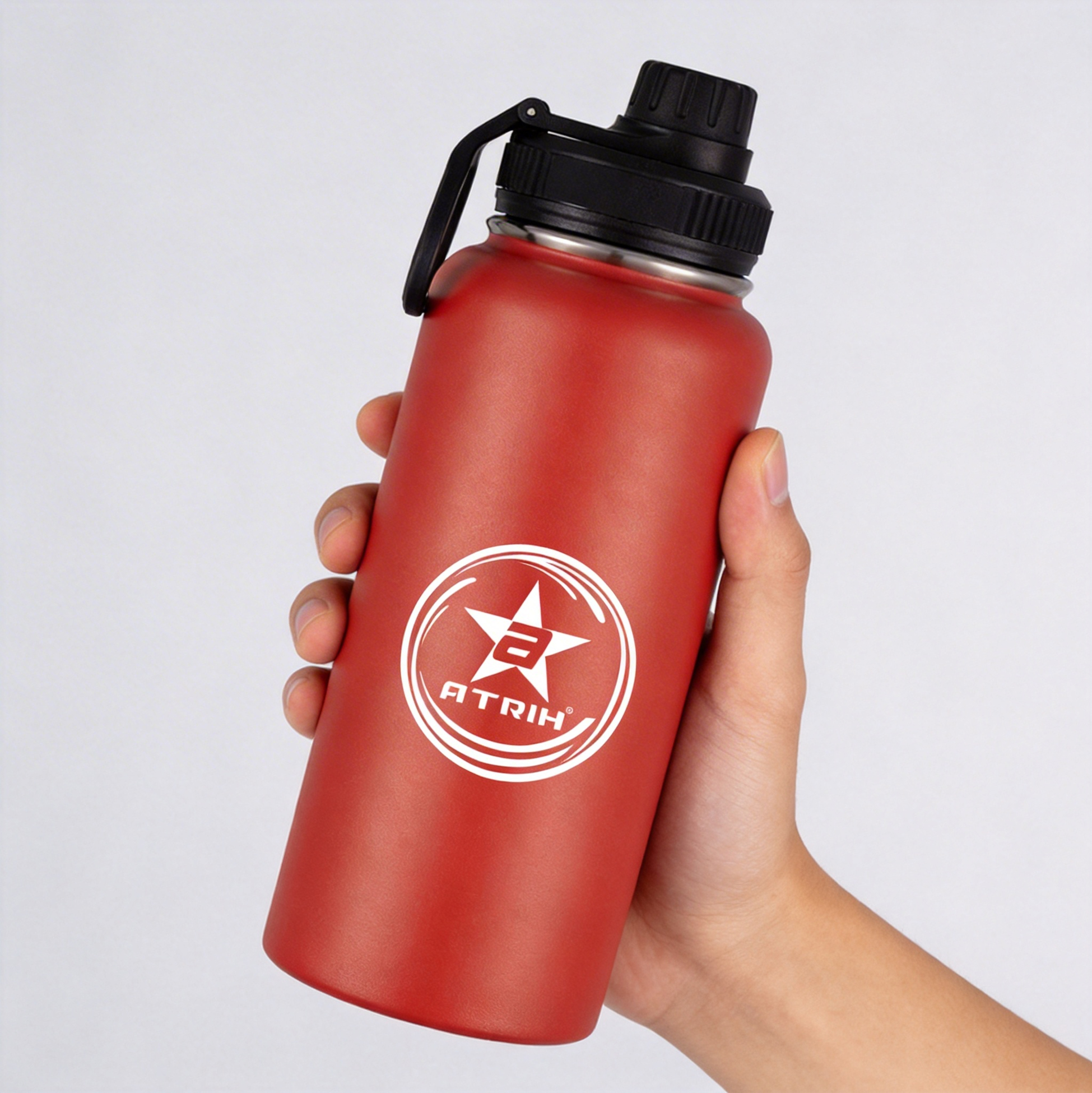 ATRIH 22oz Stainless Steel Insulated Water Bottle