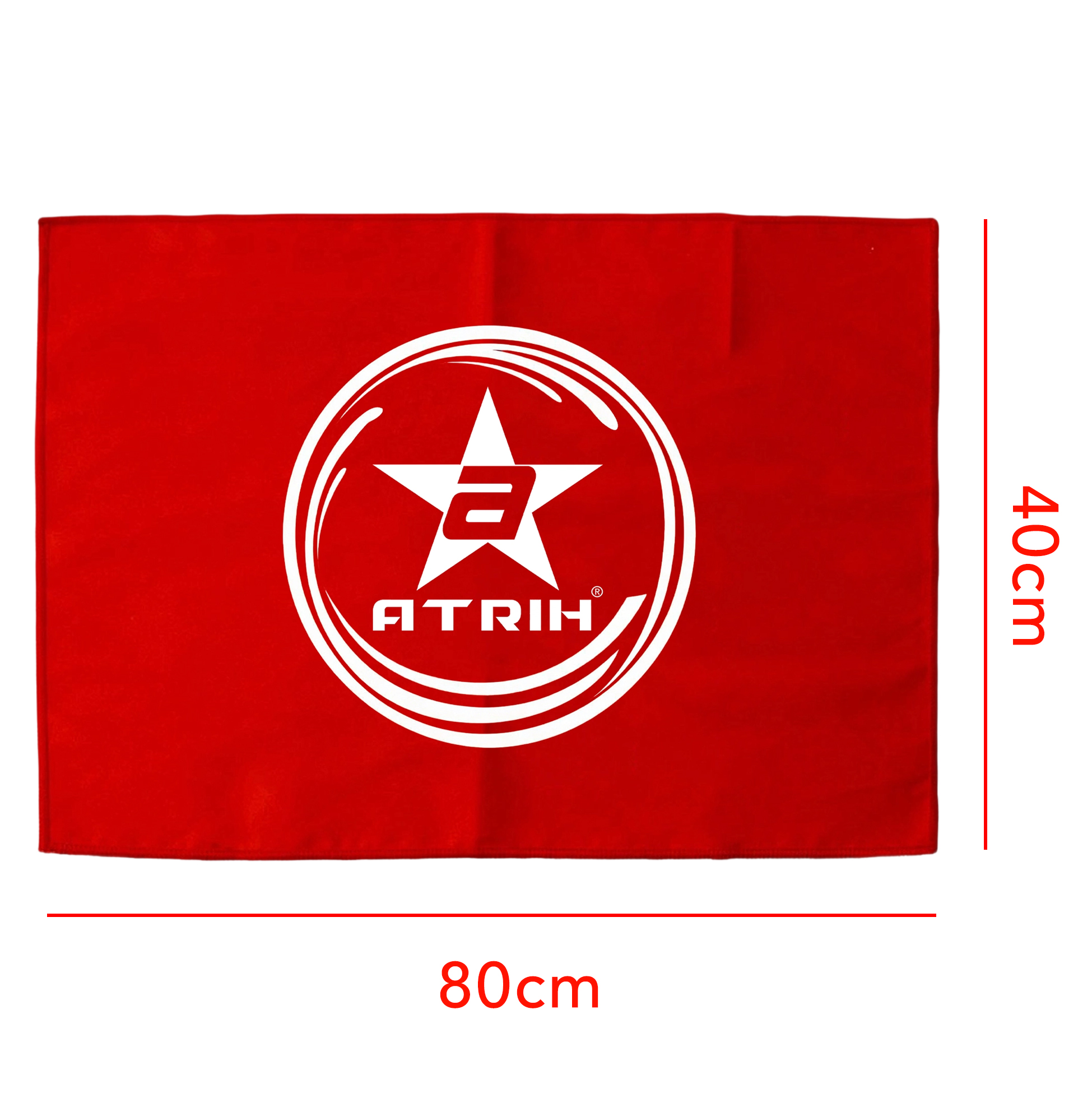 Red Soft Microfiber Quick-Dry Towel