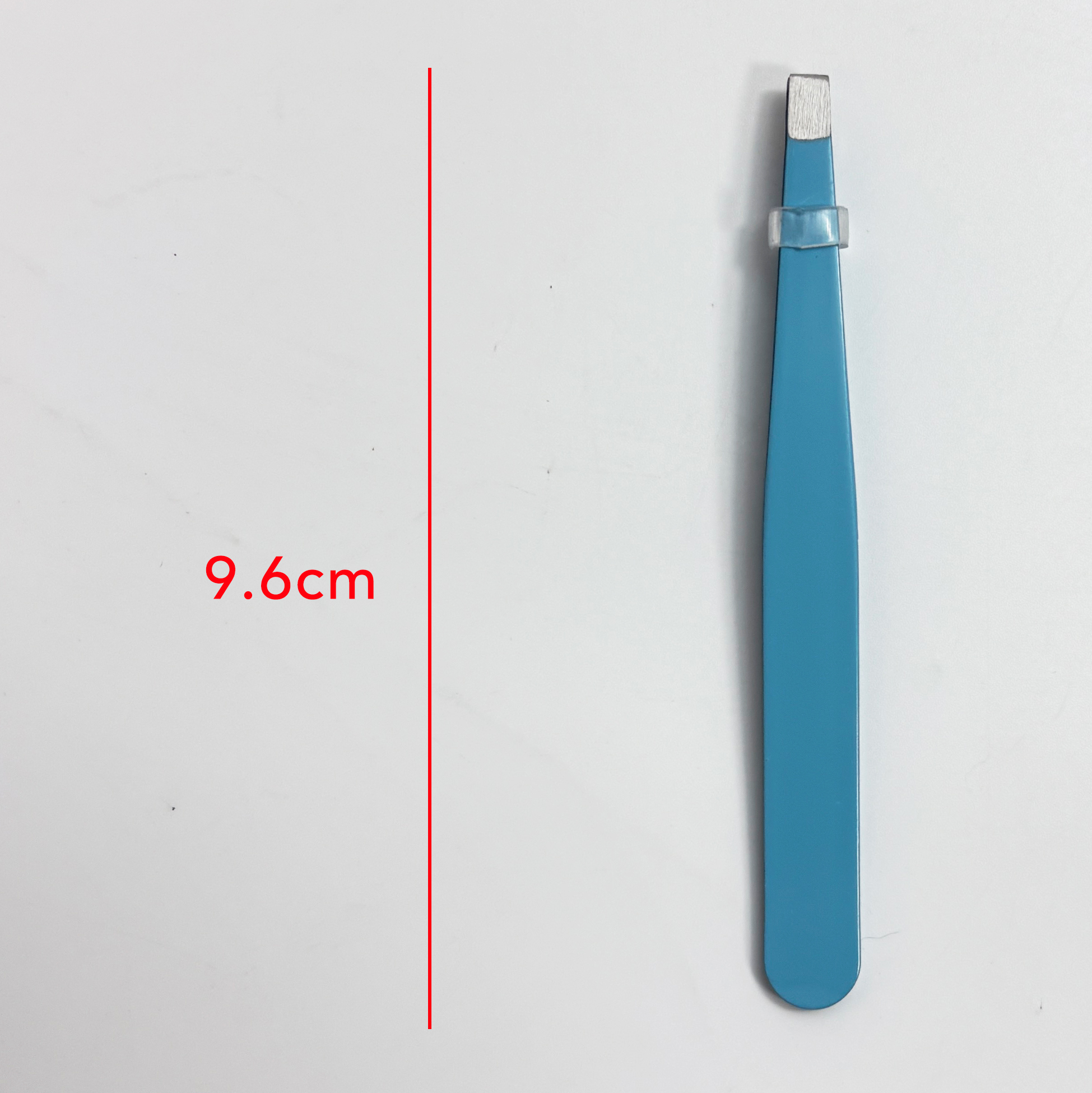 Light Blue Slant Tip Tweezer