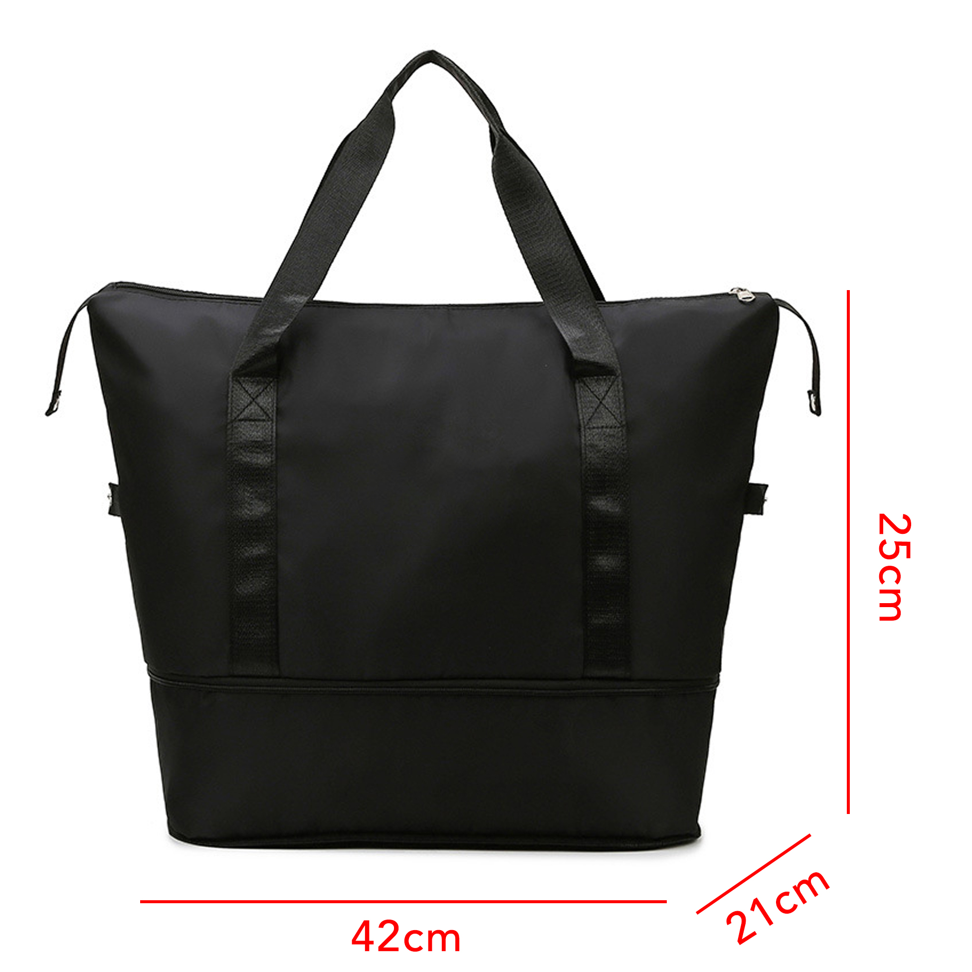 Expandable Travel Tote Bag Waterproof Weekender Overnight Carry On Bag