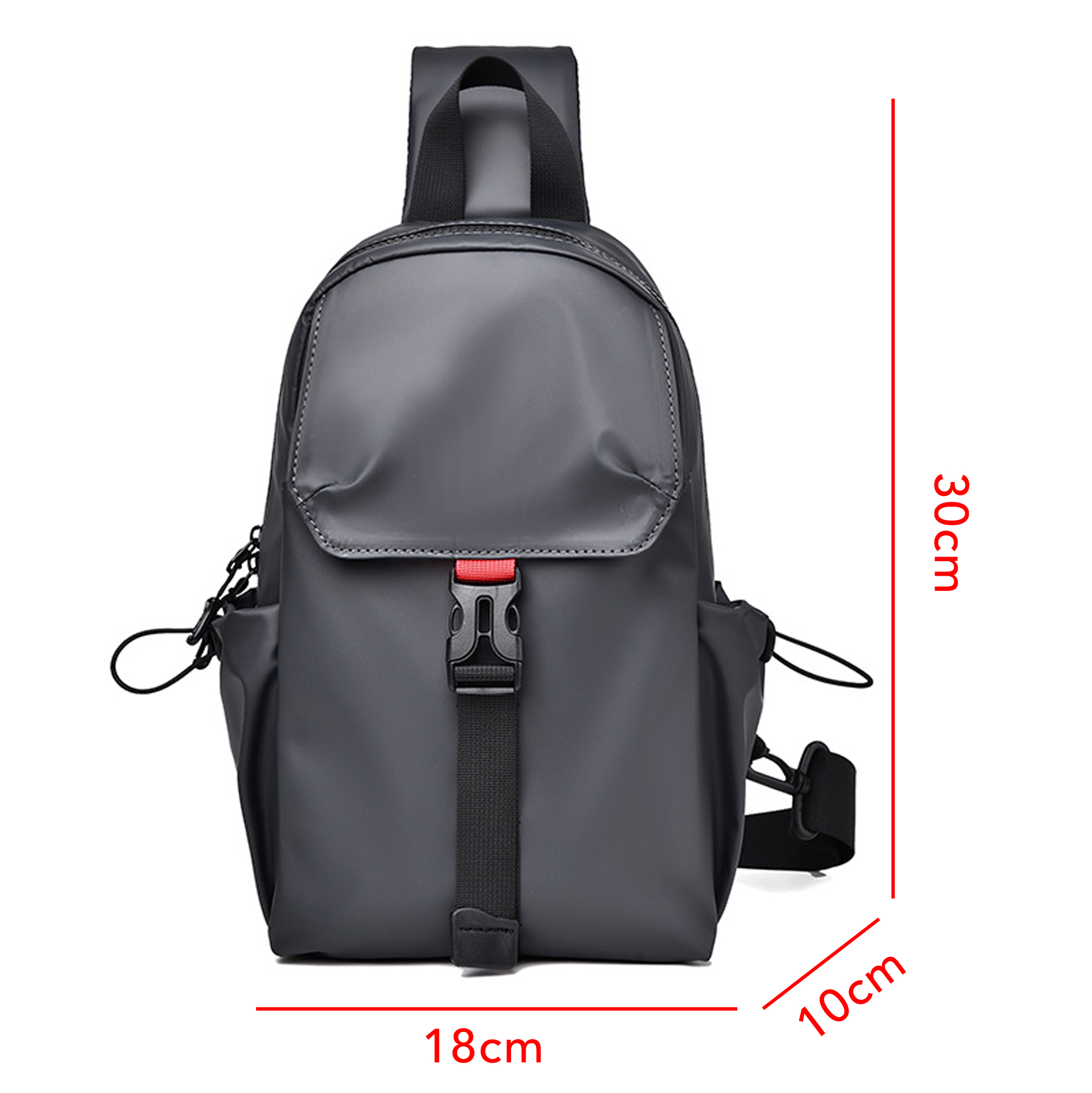 Men's Waterproof Sling Bag, Lightweight Crossbody Chest Backpack