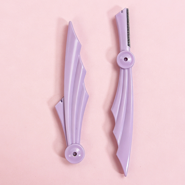 Wing Shape Foldable Eyebrow Razor for Women