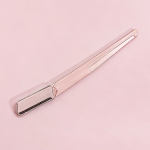 Sleek Flat Handle Eyebrow Razor for Women