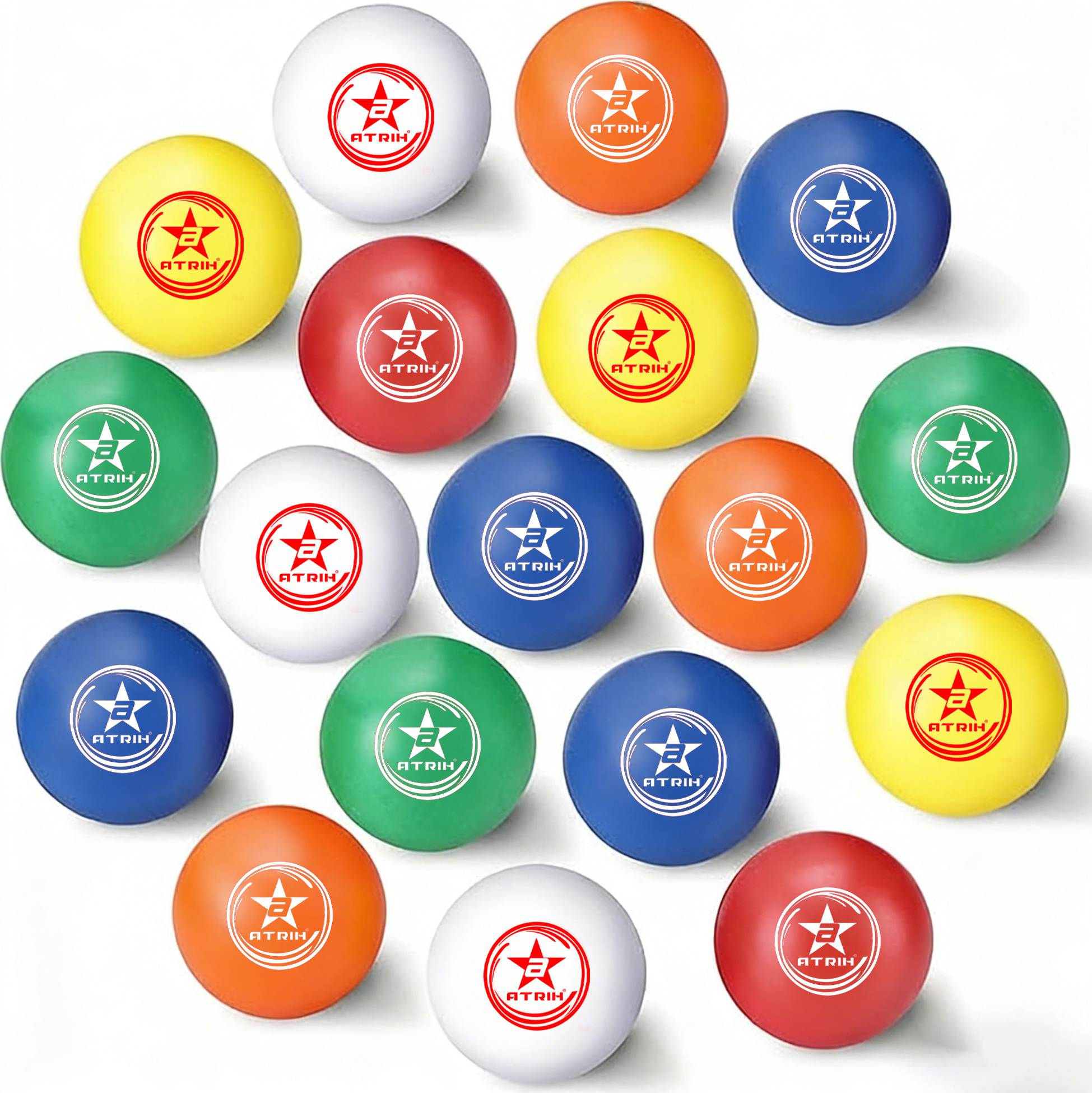 ATRIH Stress Balls 4cm Soft Foam Squeeze Balls