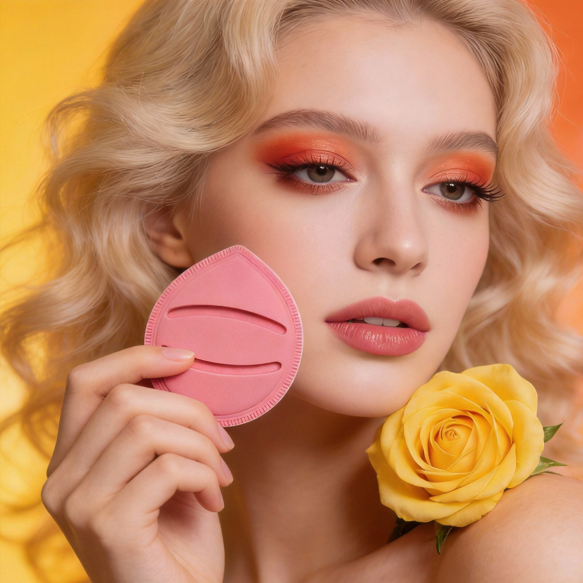 Set of 9 Gradient Makeup Sponges