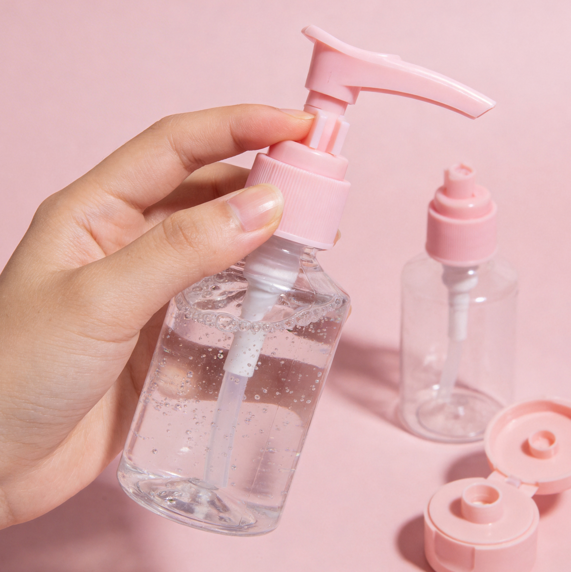 6 PCS Clear Travel Bottles Set