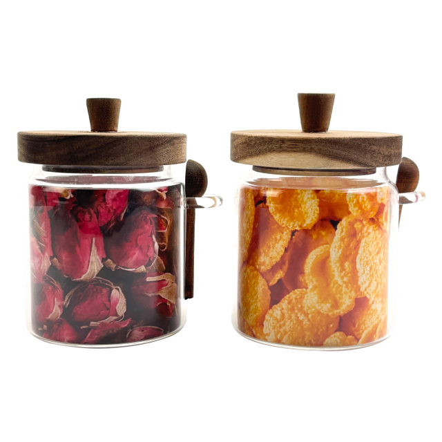 Clear Glass Pantry Containers
