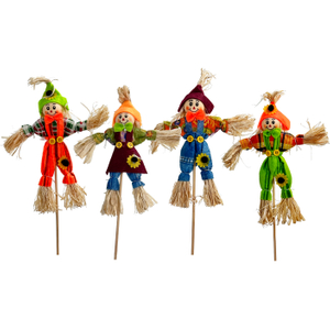 Handcrafted Scarecrow Figure