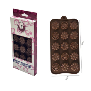 Non-Stick Silicone Chocolate Molds - BPA-Free, Heat-Resistant Baking Molds for DIY Chocolates, Candies, And Desserts