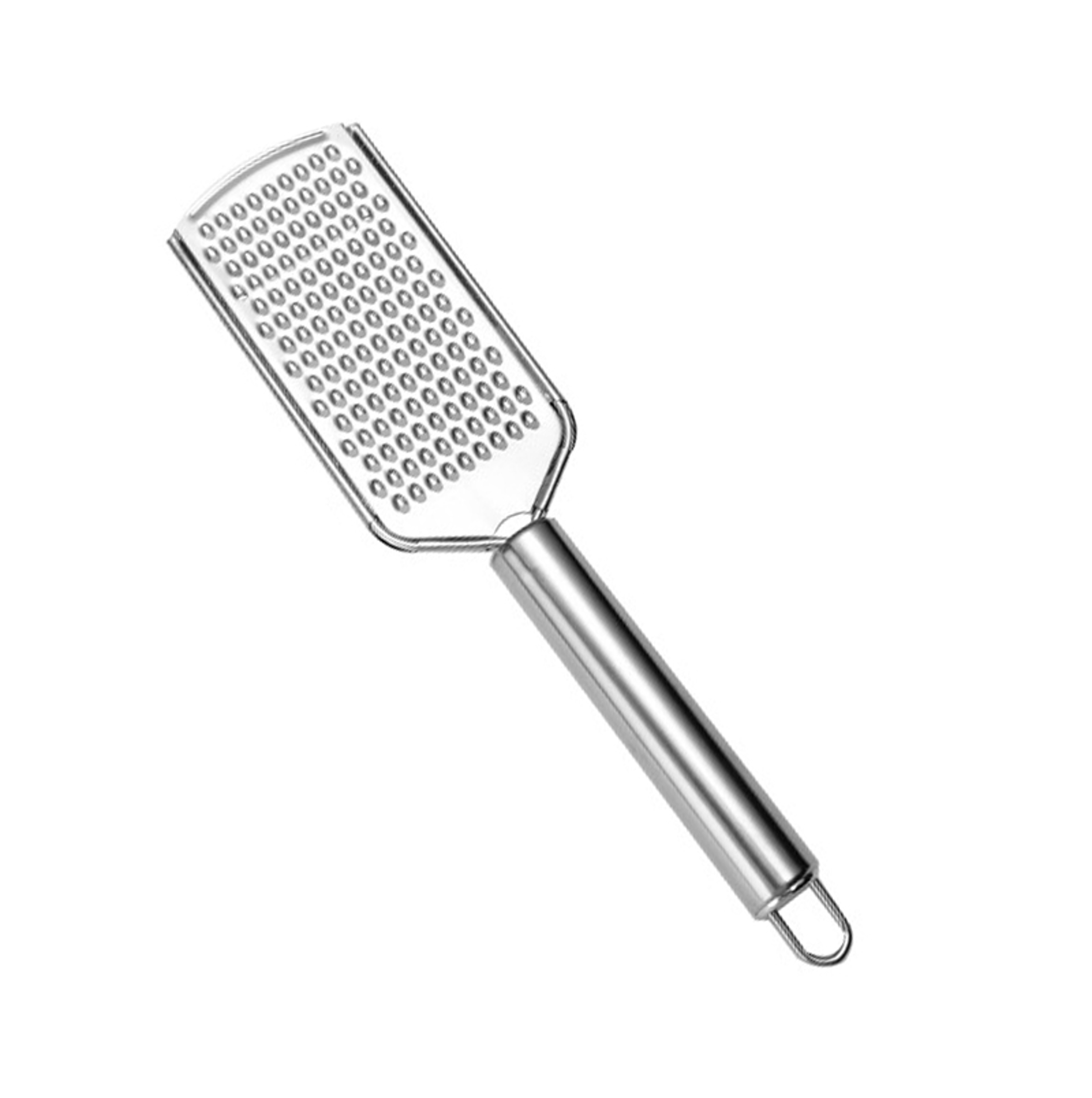 Stainless Steel Cheese Grater – Professional Grater for Cheese, Vegetables, And Fruits – Comfortable Handle, Rust-Resistant, Dishwasher Safe – Sharp Blades for Grating, Slicing, And Shredd