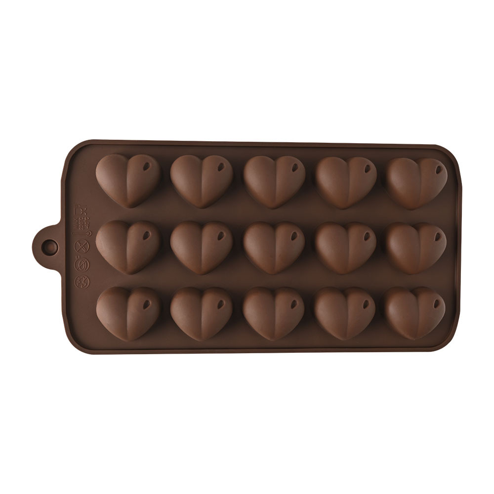 Silicone Chocolate Molds Set, 15-Cavity Flexible Candy Molds for Baking, Ice Cubes, And Chocolate Making