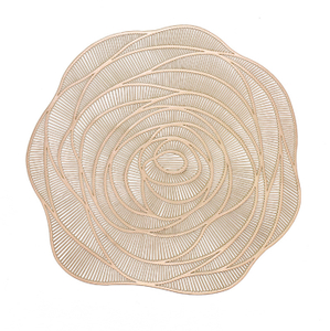 Elegant PVC Placemats Set - Natural, Eco-Friendly, Non-Slip, Easy To Maintain, Ideal for Kitchen, Dining Table, And Parties (Set of 4)