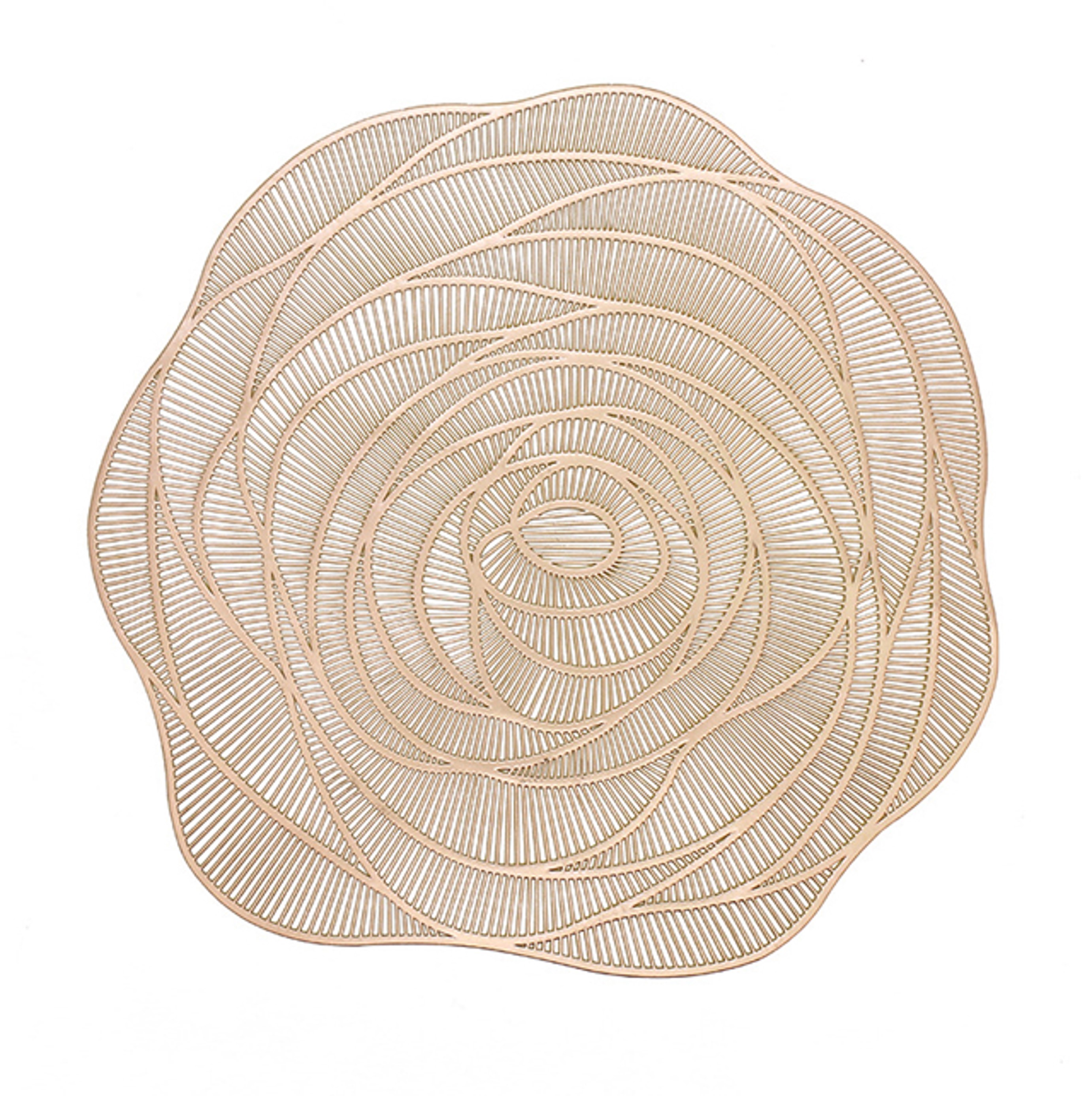 Elegant PVC Placemats Set - Natural, Eco-Friendly, Non-Slip, Easy To Maintain, Ideal for Kitchen, Dining Table, And Parties (Set of 4)