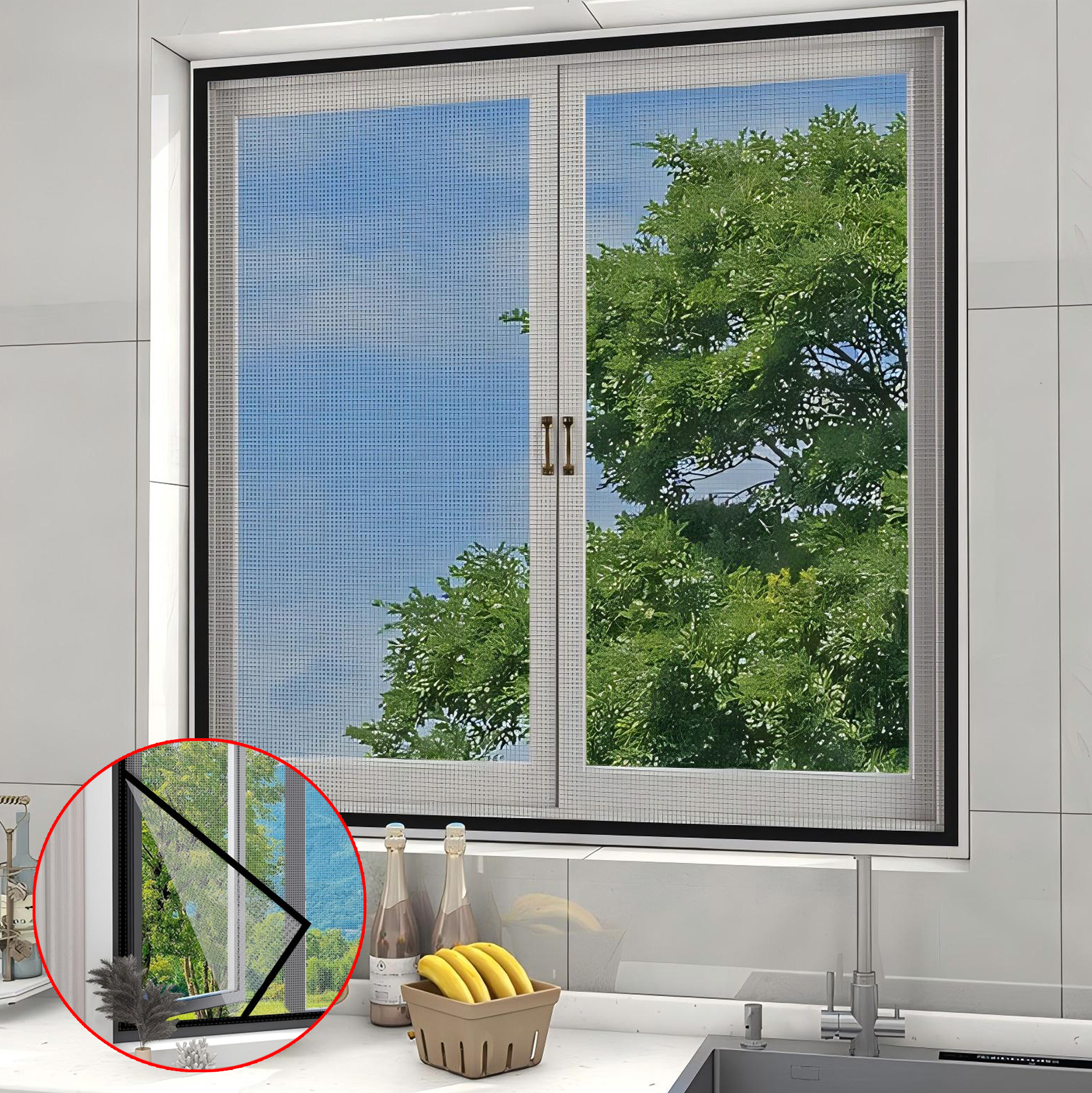 Self Adhesive Window Screen Mesh