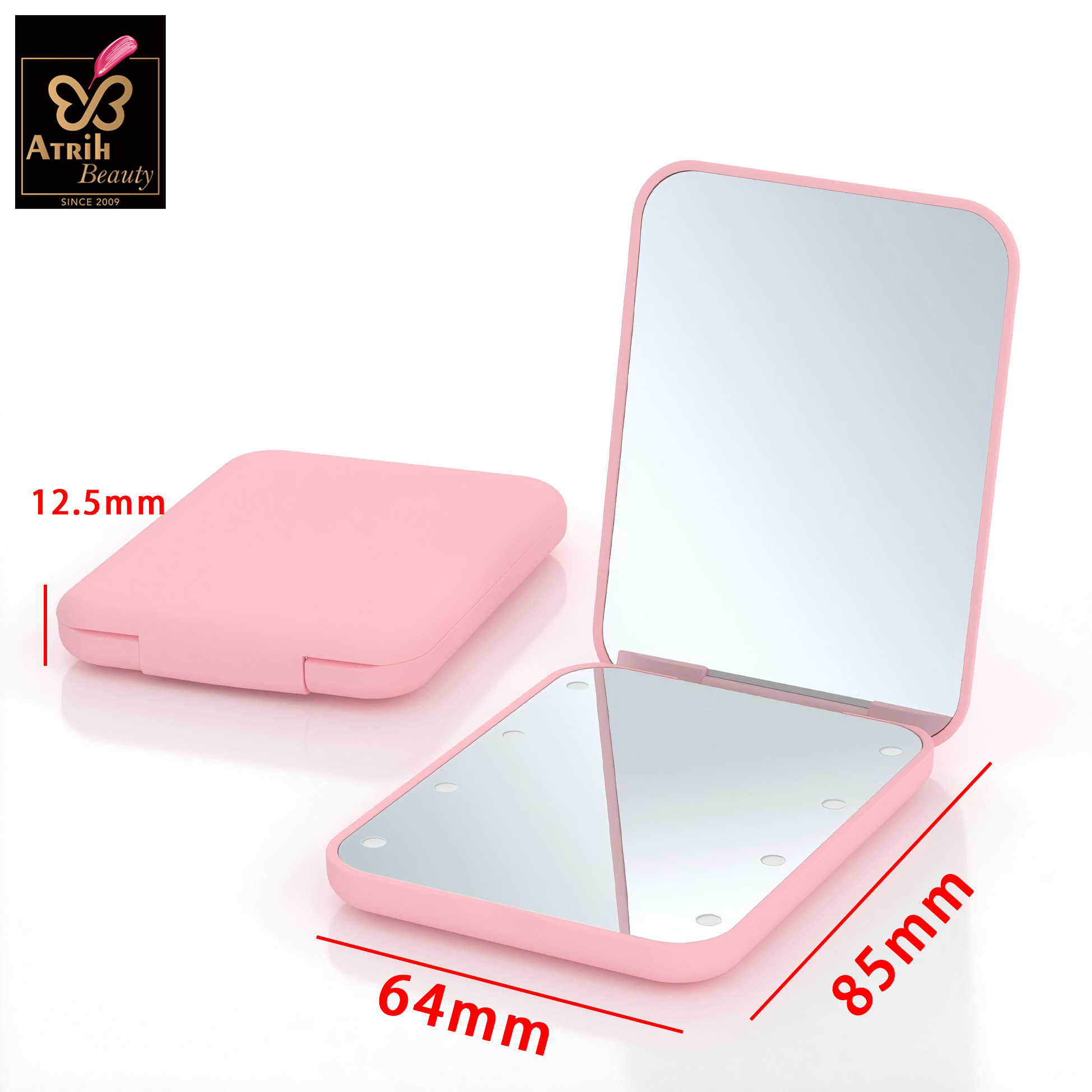 Foldable LED Makeup Mirror 