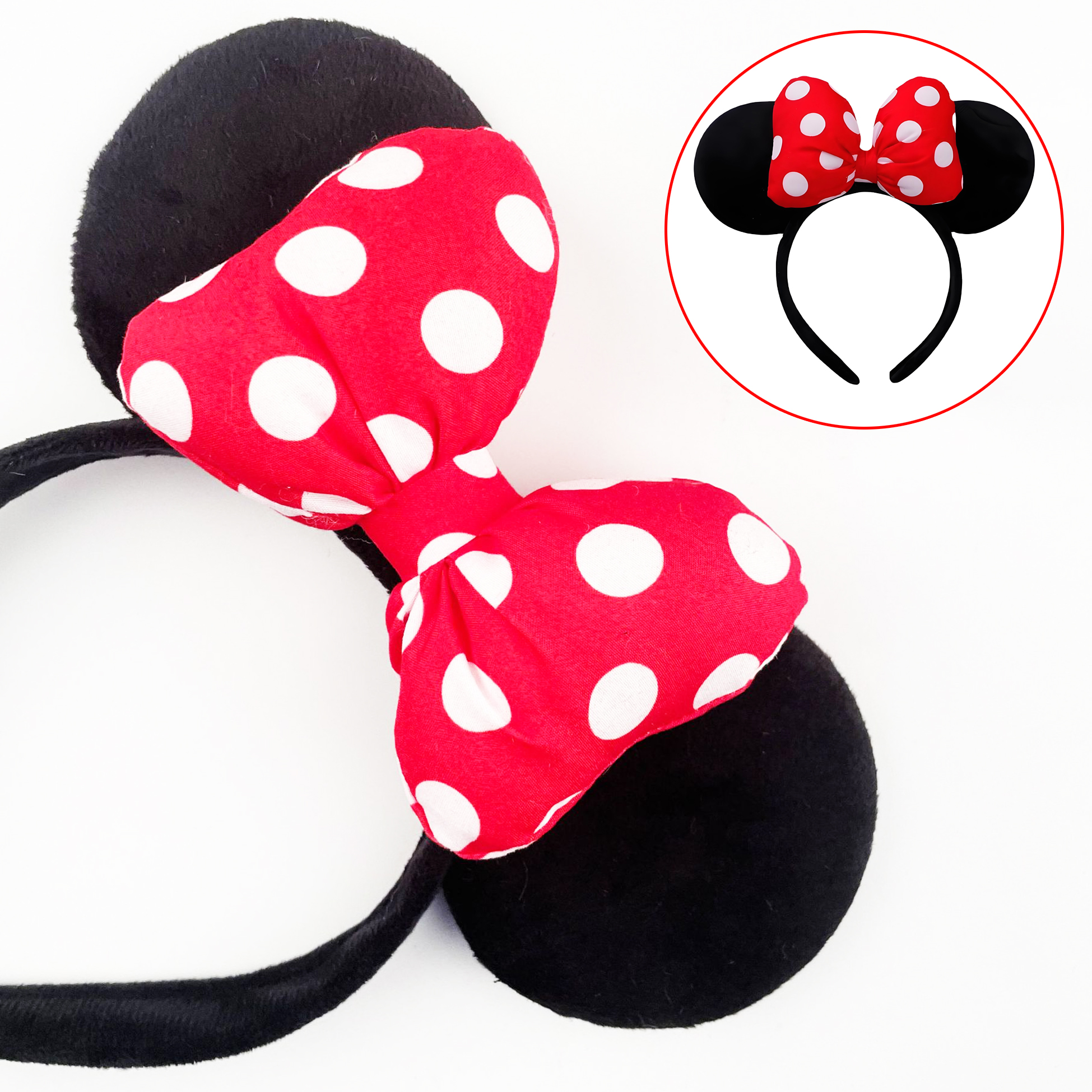 Minnie Mouse Ears Headband