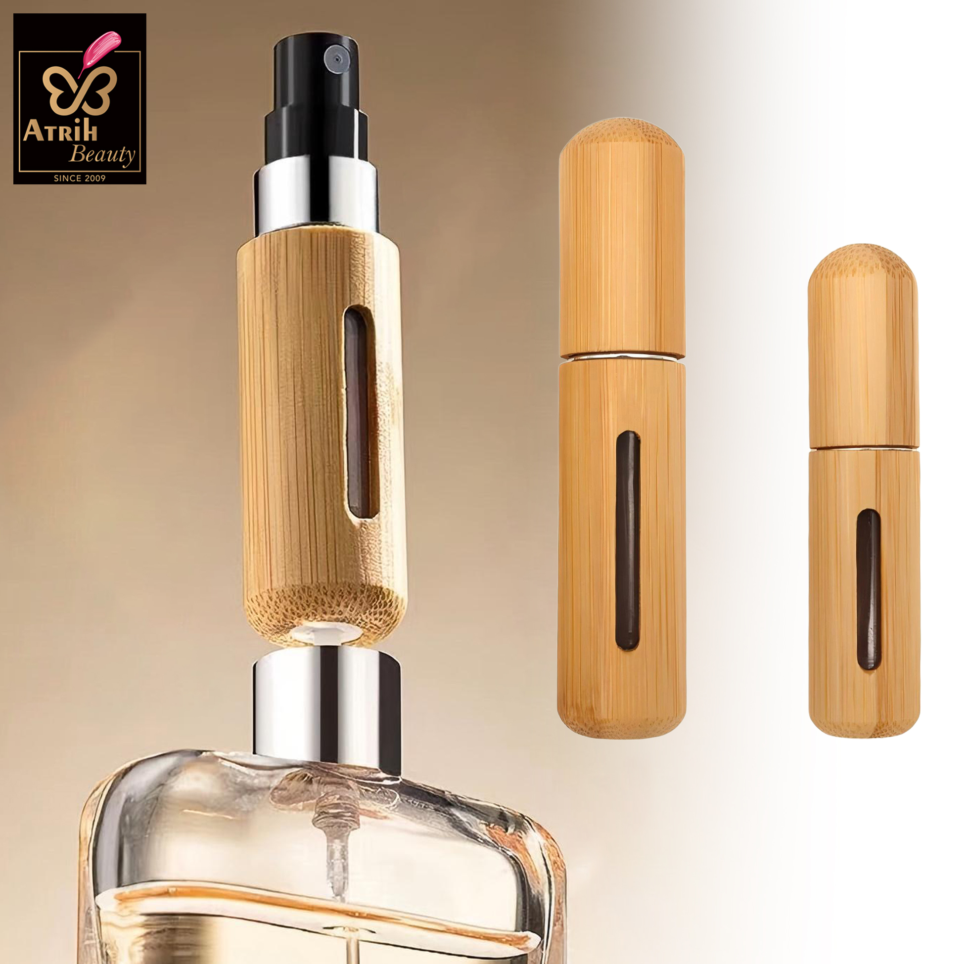 5ml/8ml Bamboo Cased Perfume Atomizer