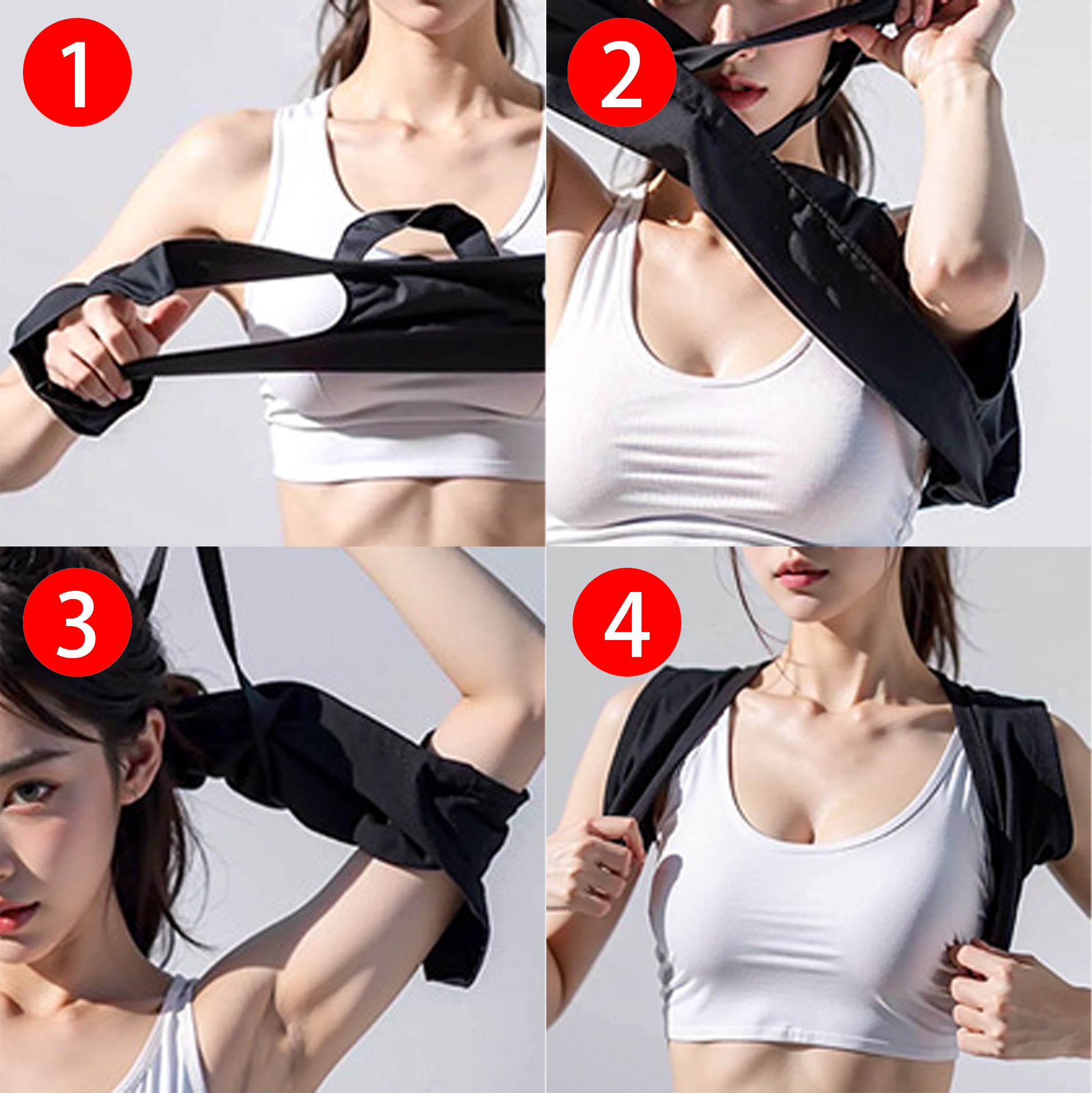 Unisex Black Posture Corrector