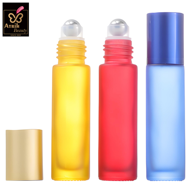 10ml Glass Roller Bottle with Gold Cap