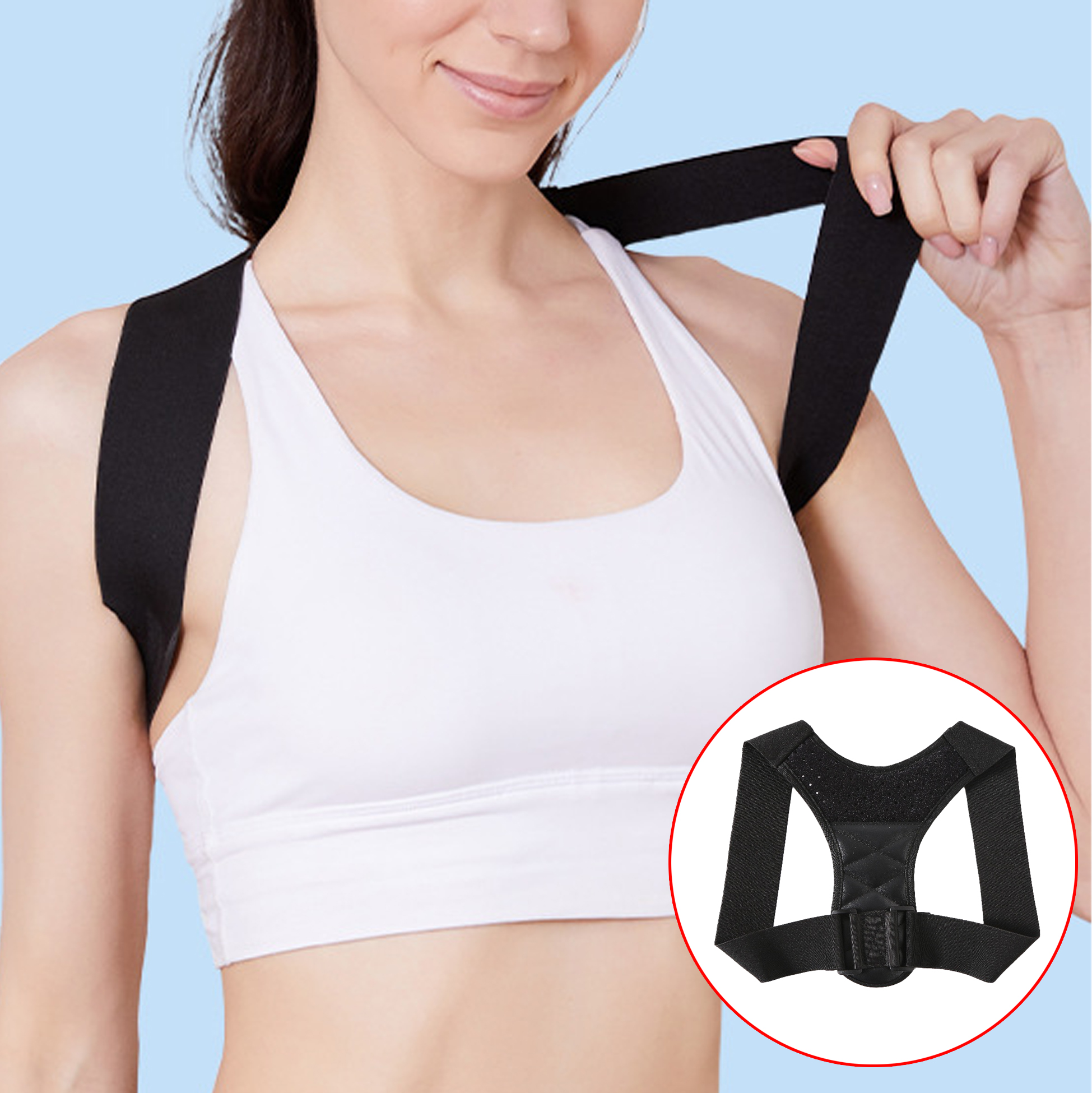 Stylish Black Posture Corrector 